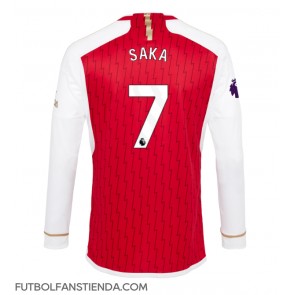Arsenal Bukayo Saka #7 Primera Equipación 2023-24 Manga Larga